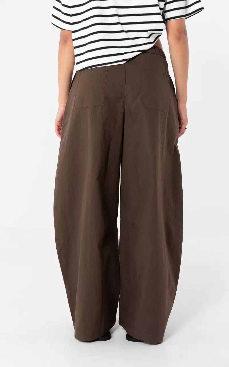 Loose-fit trousers Dark Brown
