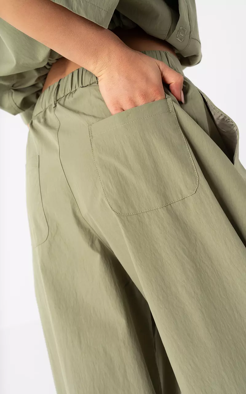 Loosefit broek Kaki
