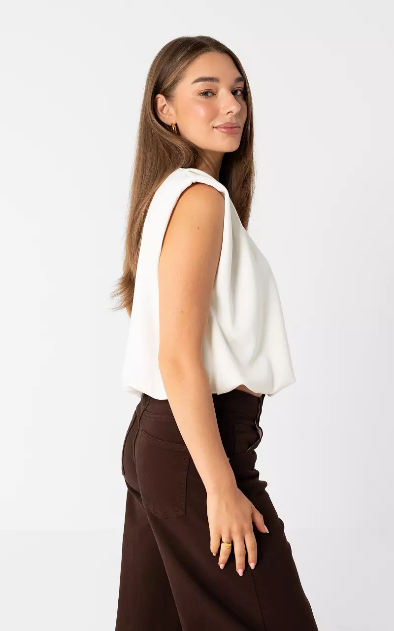 Sleeveless top White