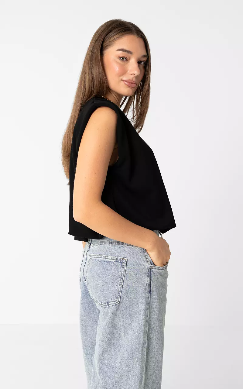 Sleeveless top Black