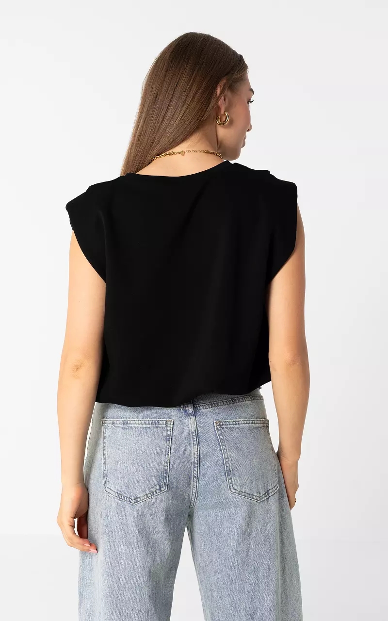 Sleeveless top Black