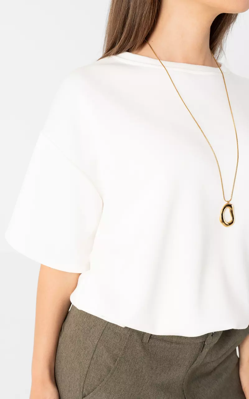 Balloon shirt Wit