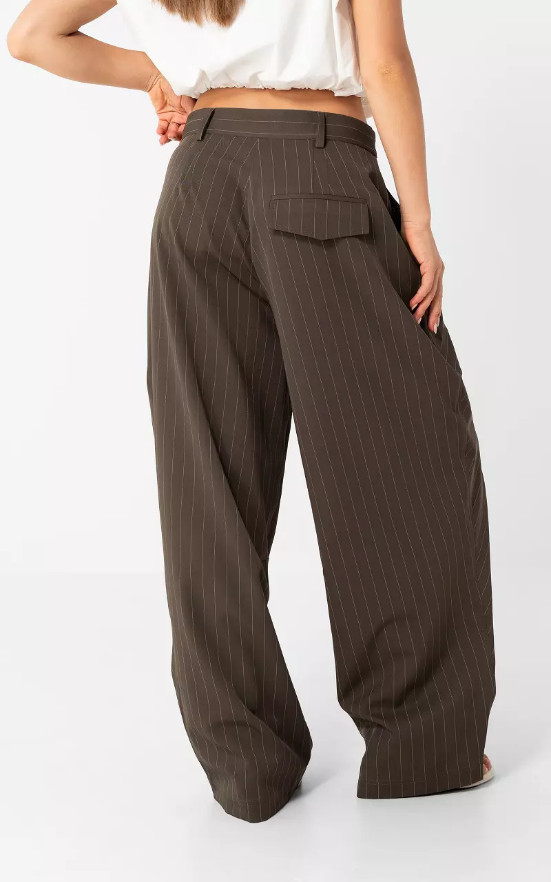 Wickelhose Braun Weiß
