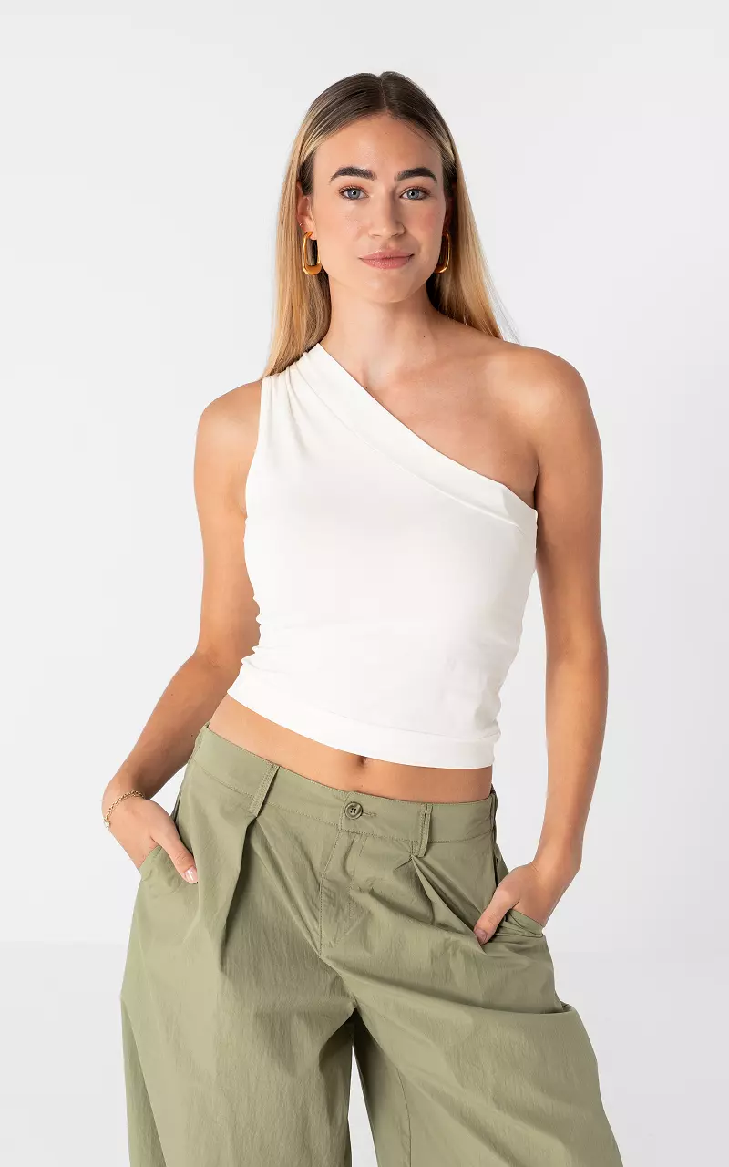 One shoulder top Wit