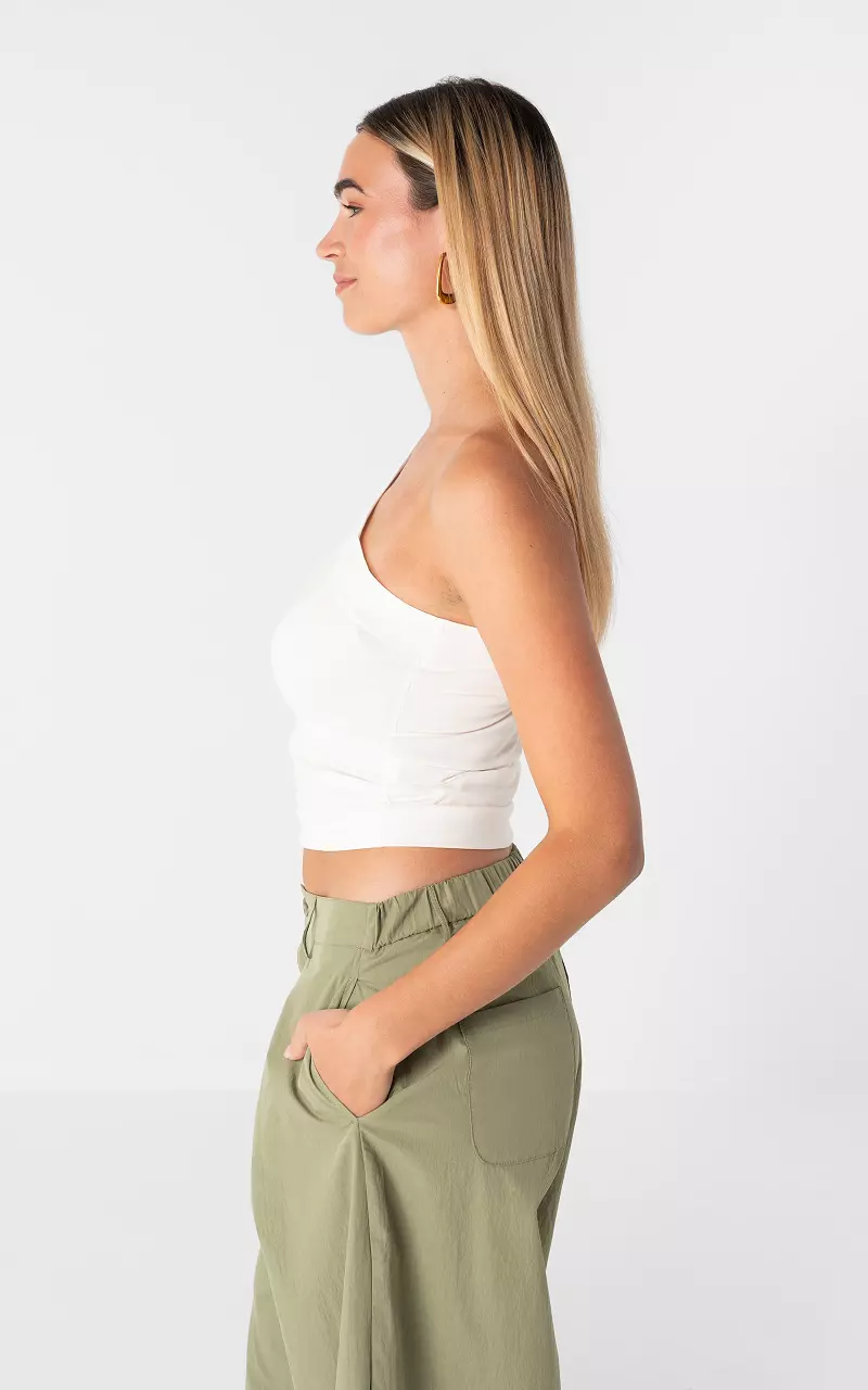 One shoulder top Wit