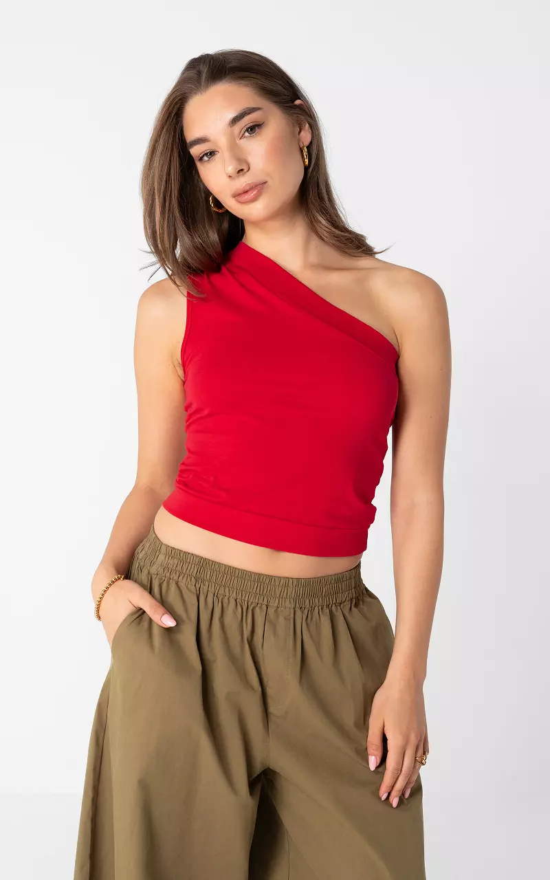 One Shoulder Top Rot