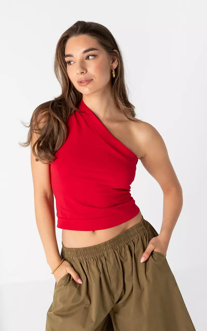 One Shoulder Top Rot