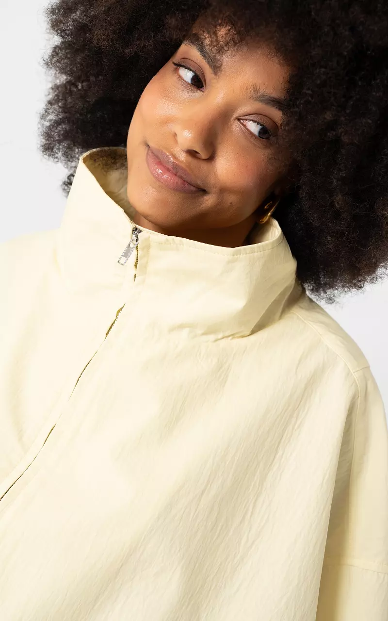 Adjustable jacket Lichtgeel