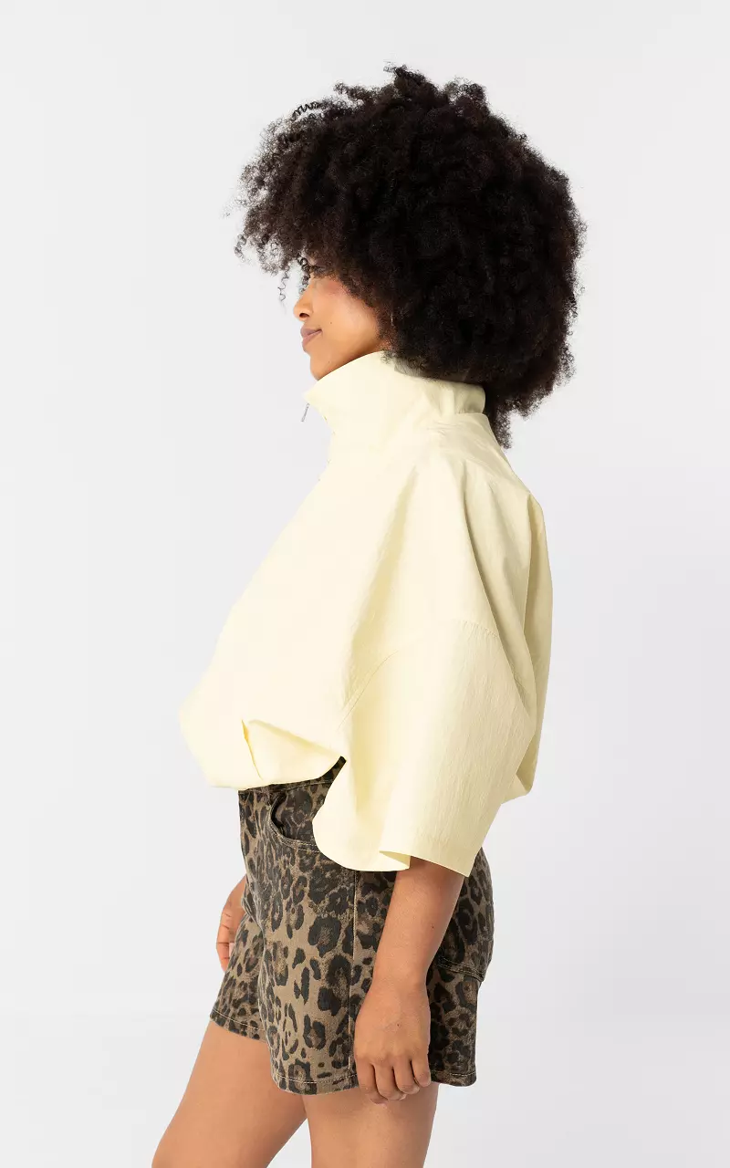 Adjustable jacket Lichtgeel