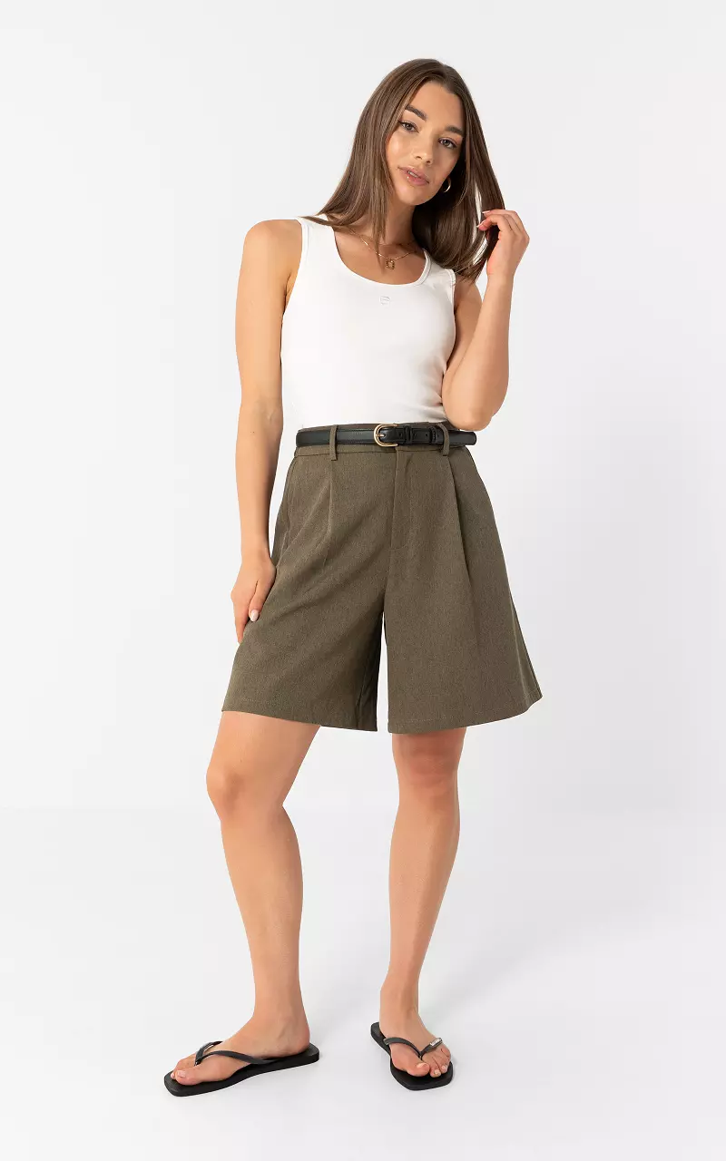 Bermuda pants Brown