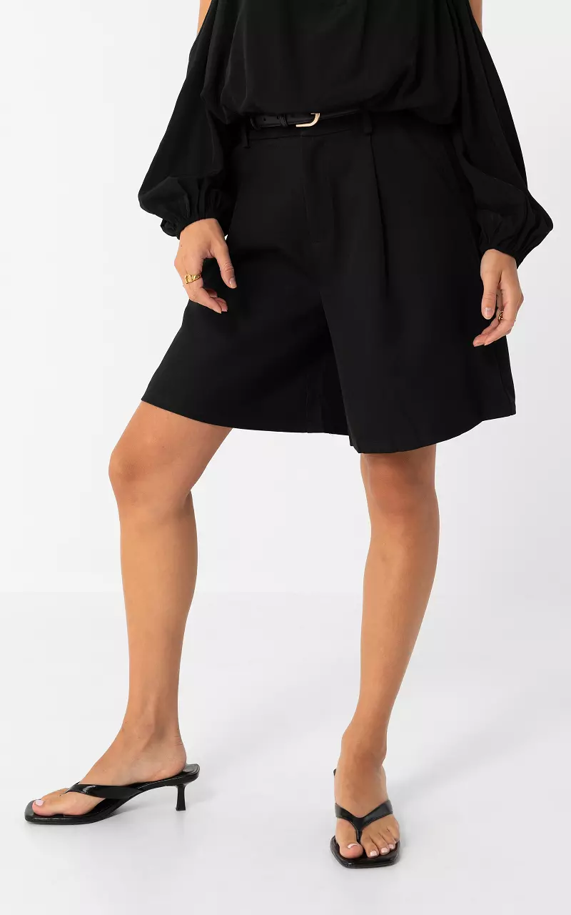 Bermuda pantalon Zwart