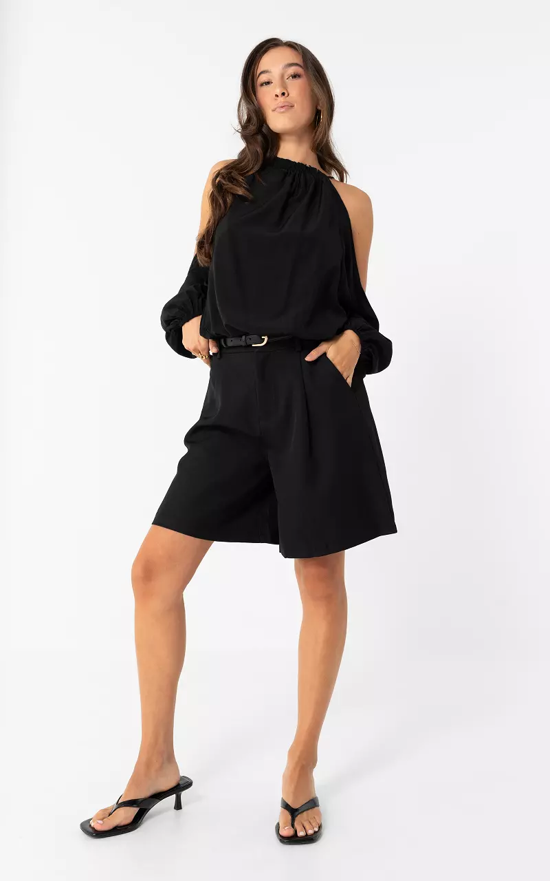 Bermuda pantalon Zwart