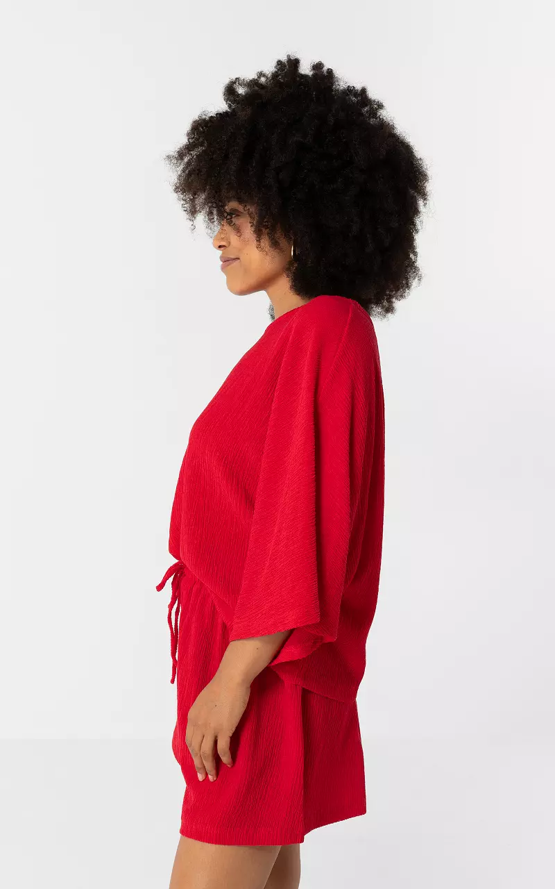 Stretch shirt Rood
