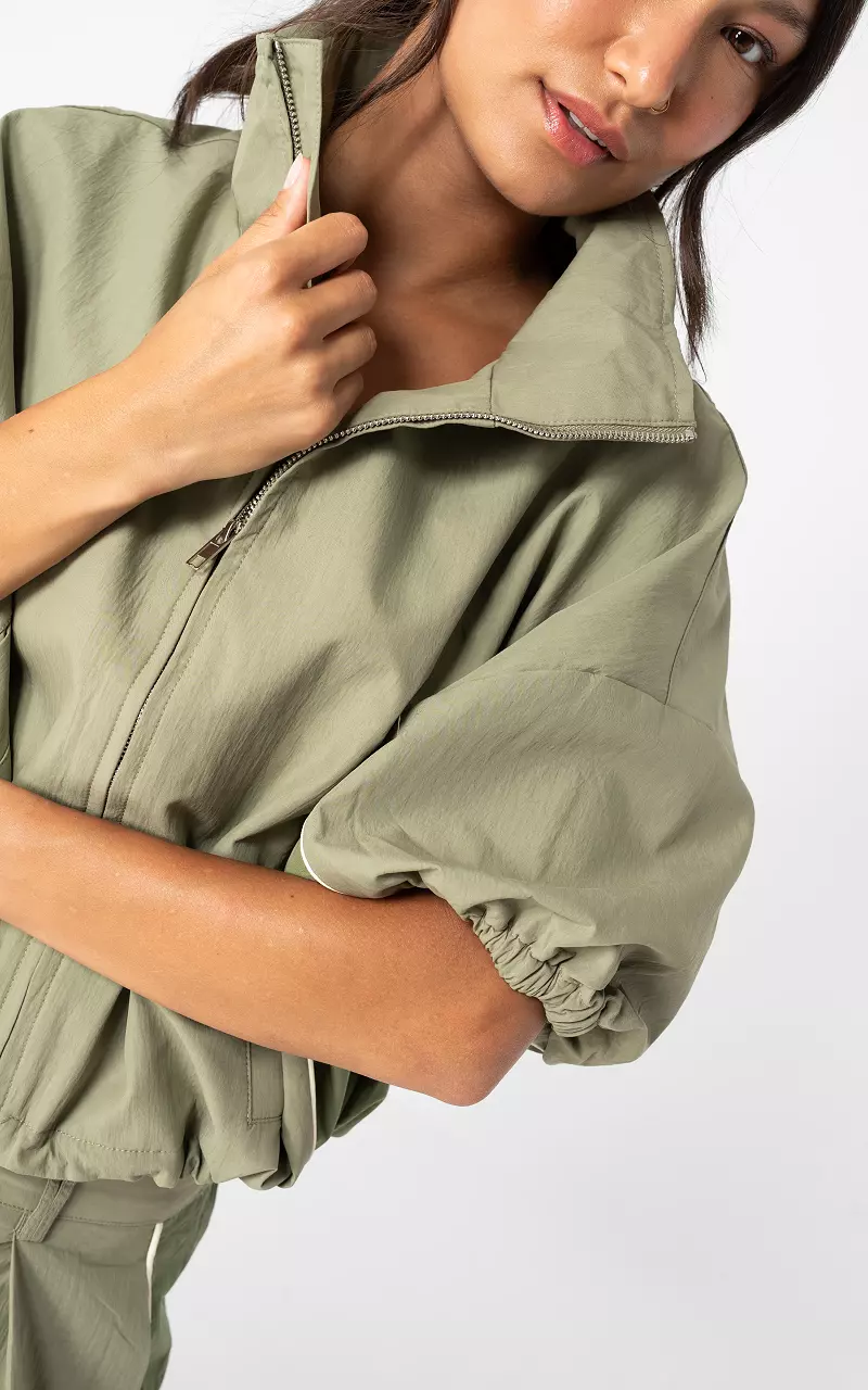 Sporty jacket Kaki Green