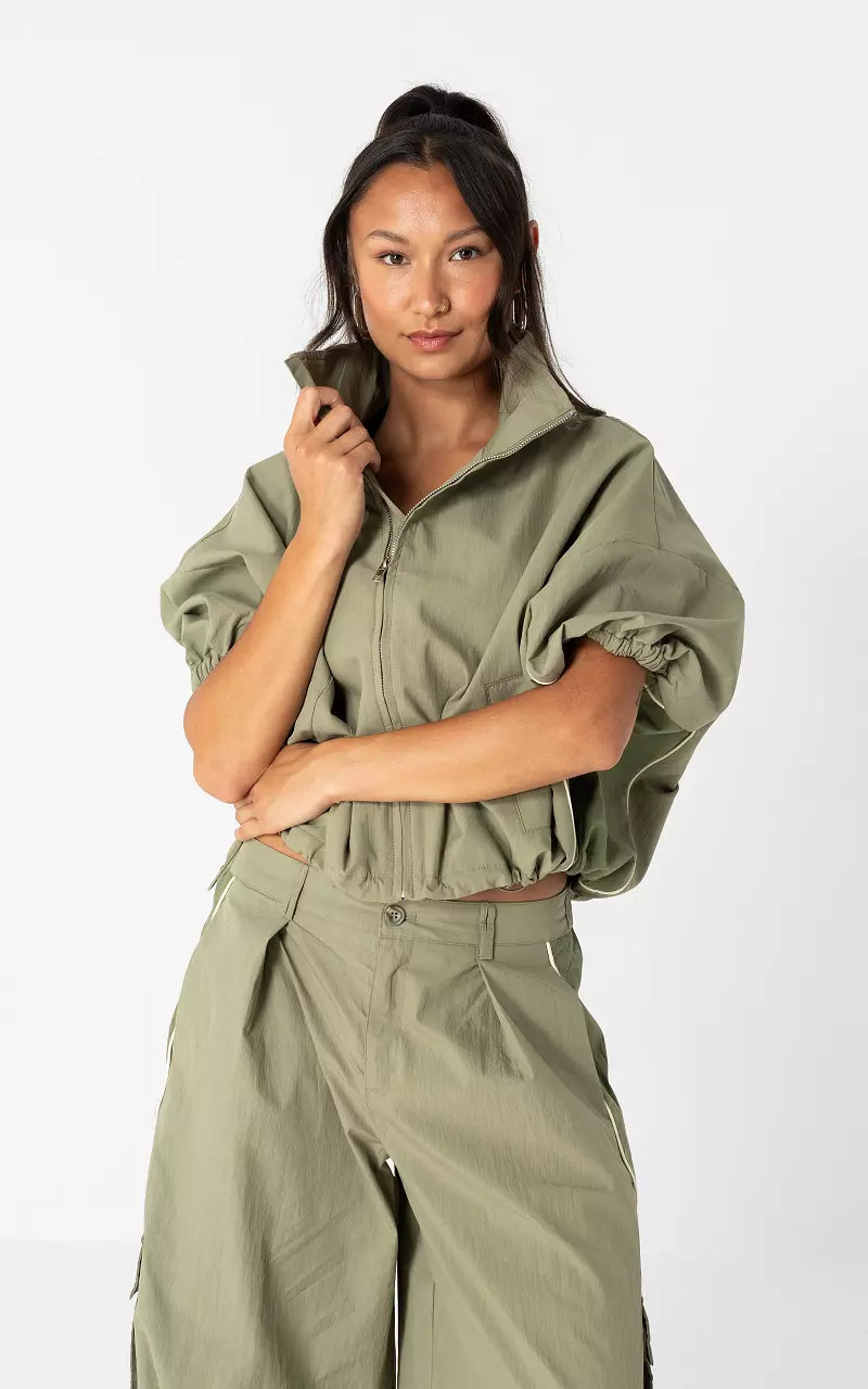 Sporty jacket Kaki Green