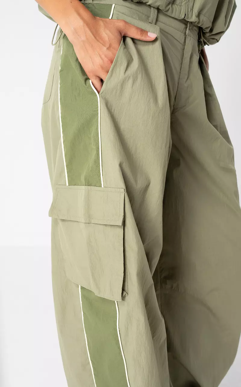 Sporty broek Kaki Groen