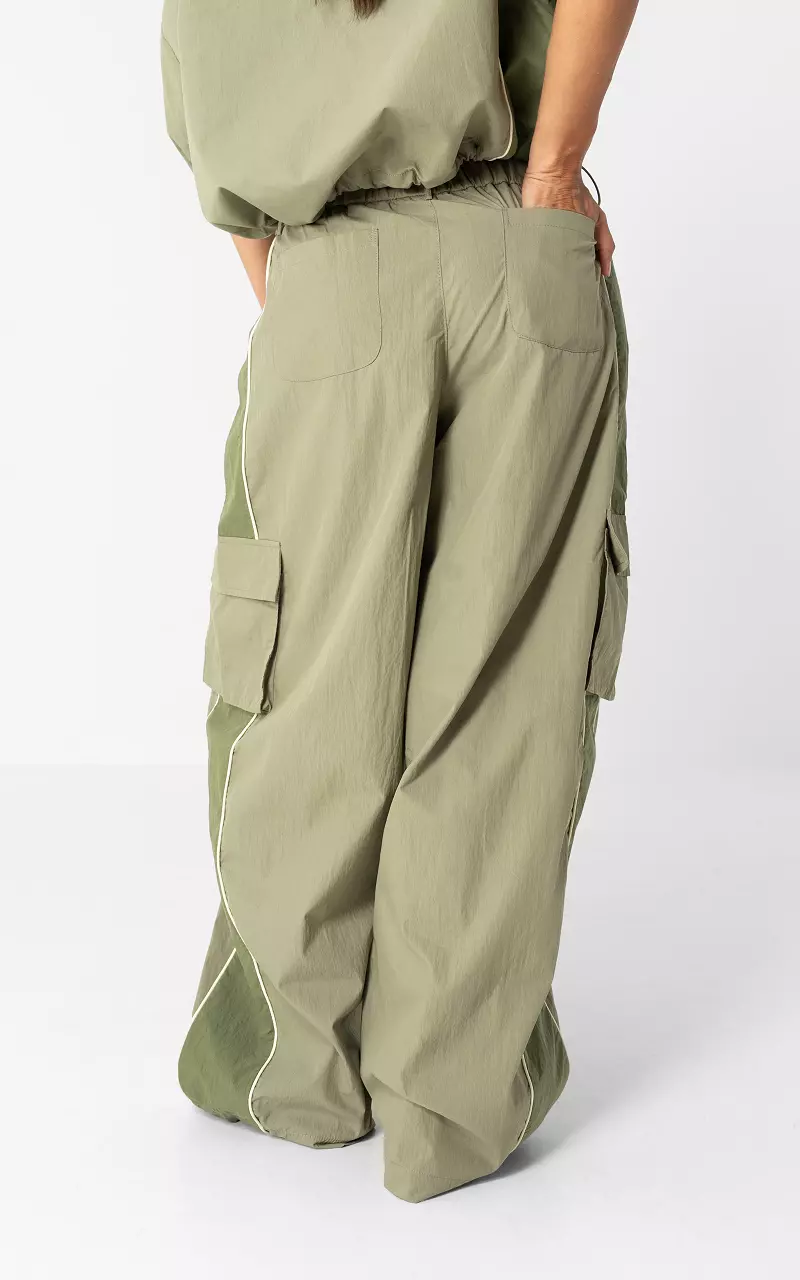 Sporty broek Kaki Groen