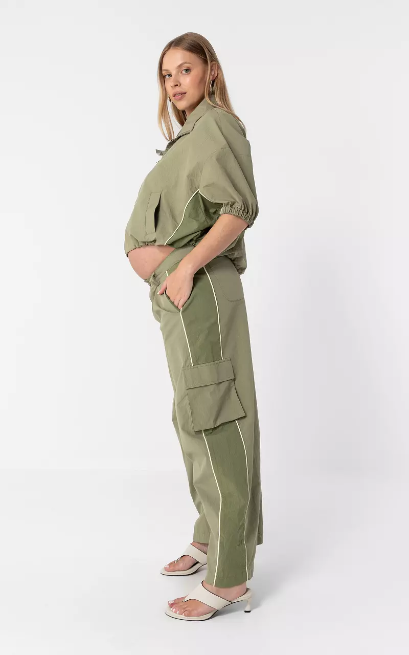 Sporty broek Kaki Groen