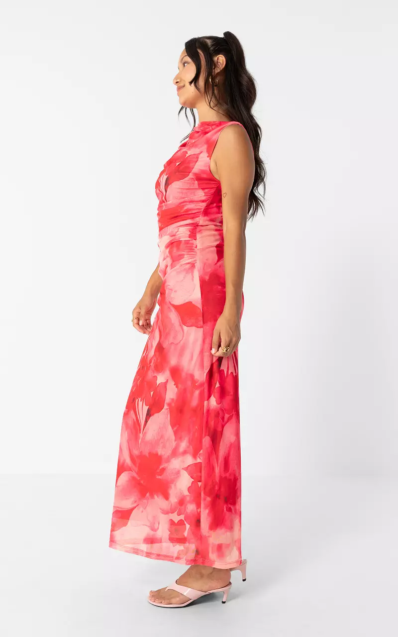 Sleeveless dress Red Pink