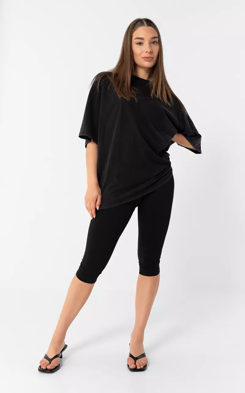 Capri Leggings Schwarz