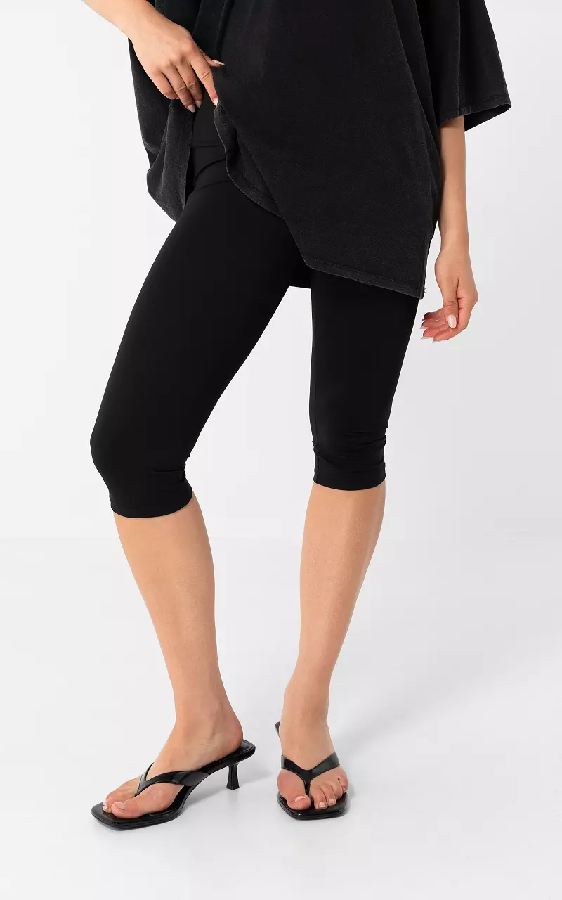 Capri Leggings Schwarz