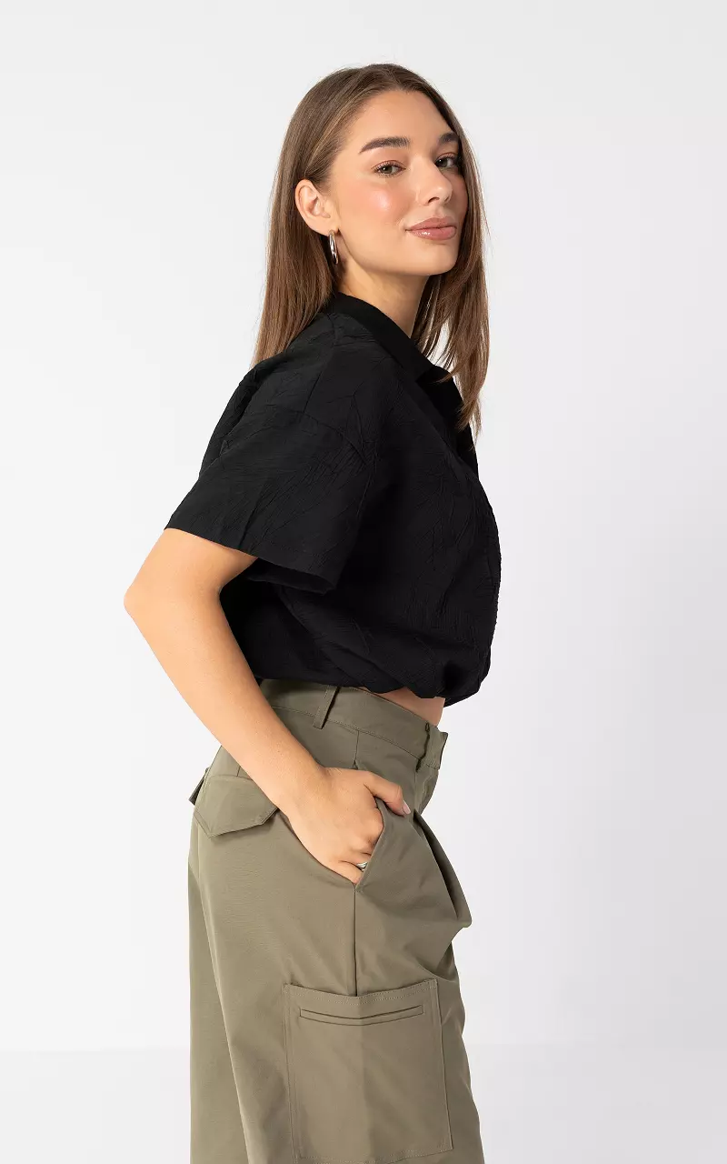 Blouse with structure Black