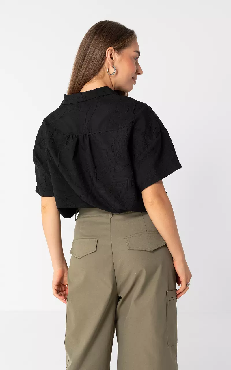 Blouse with structure Black