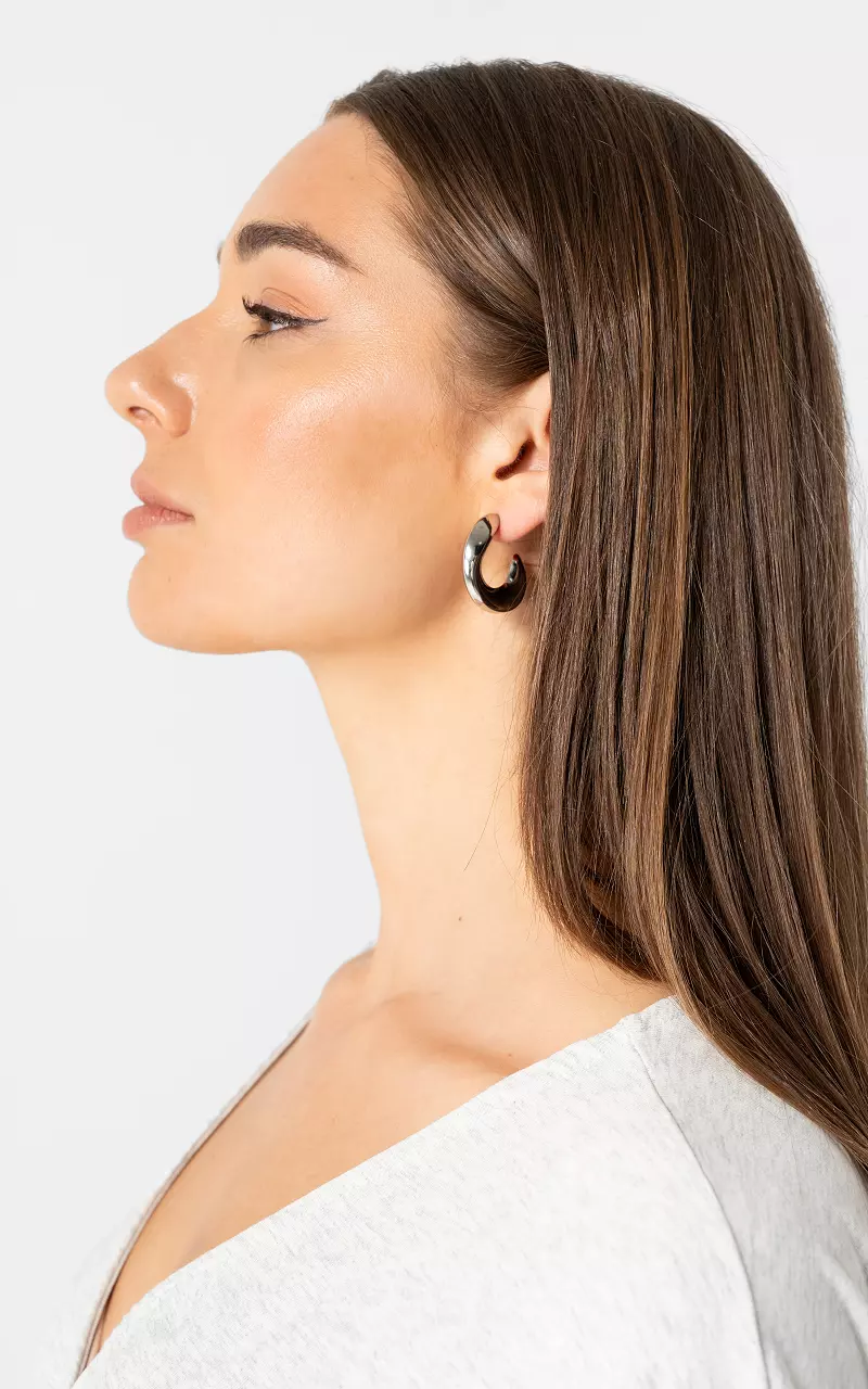 Earrings #109135 Silver