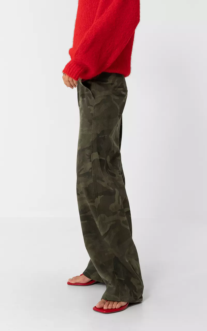 Hose mit Armyprint Camouflage