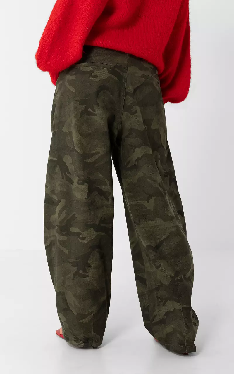 Hose mit Armyprint Camouflage