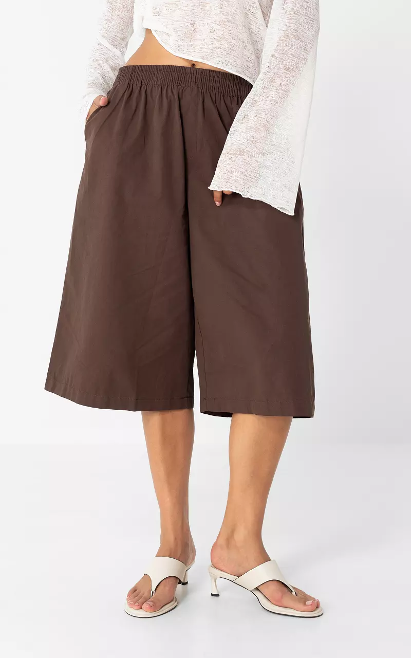 Bermudashorts Dunkelbraun