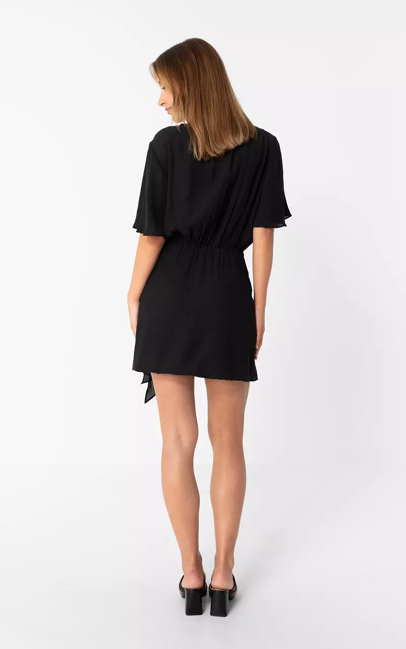 Wickelkleid Schwarz