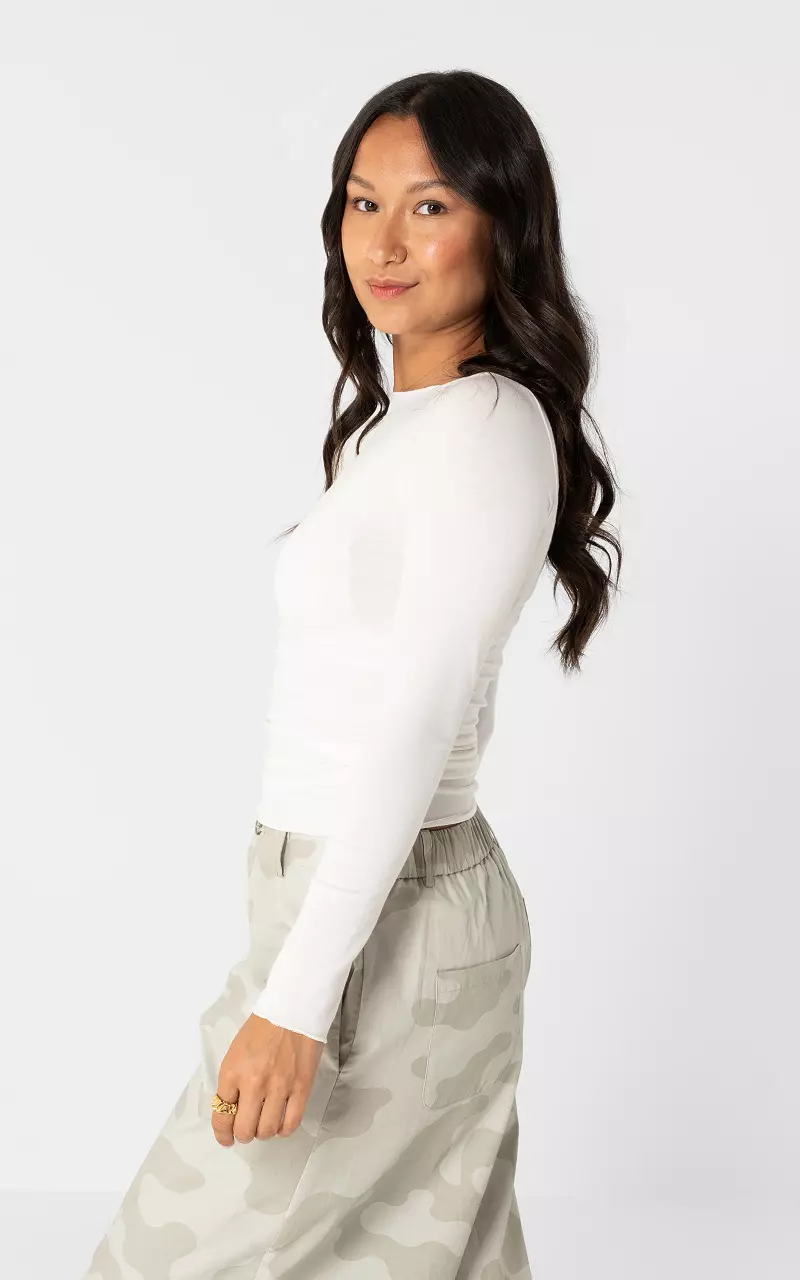 Transparentes Top Weiß
