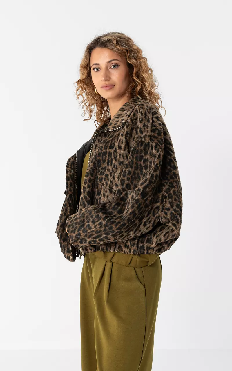 Jacke mit Leopardenmuster Leopard