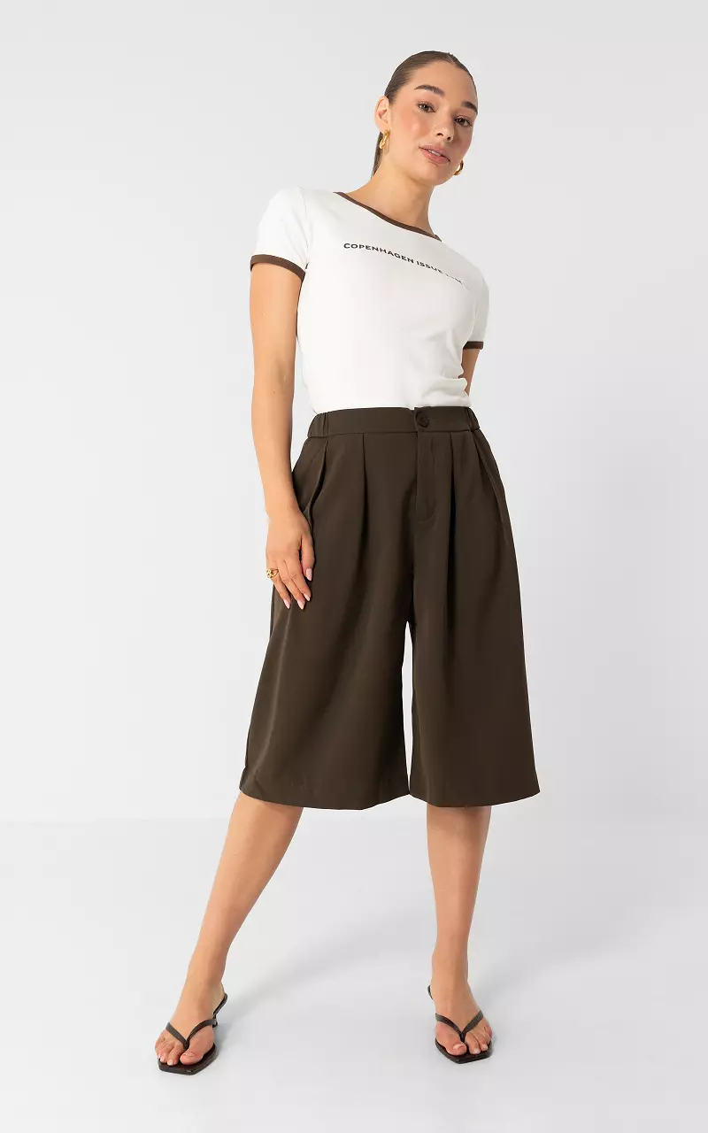 Bermundashorts Dunkelbraun