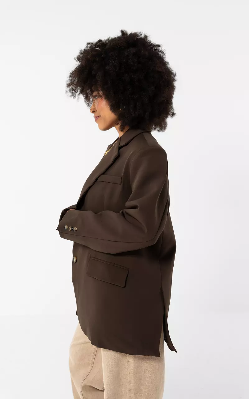 Oversized blazer Dark Brown