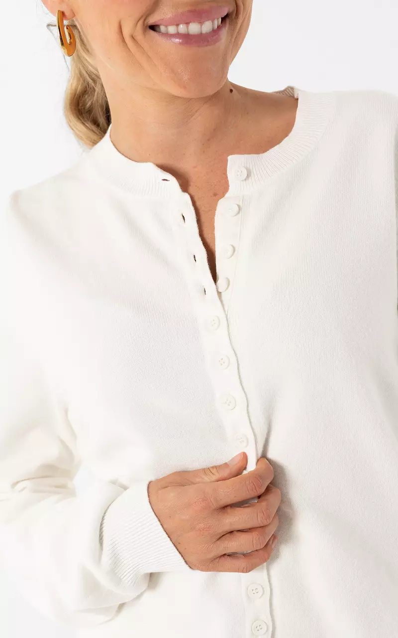 Cardigan with buttons White