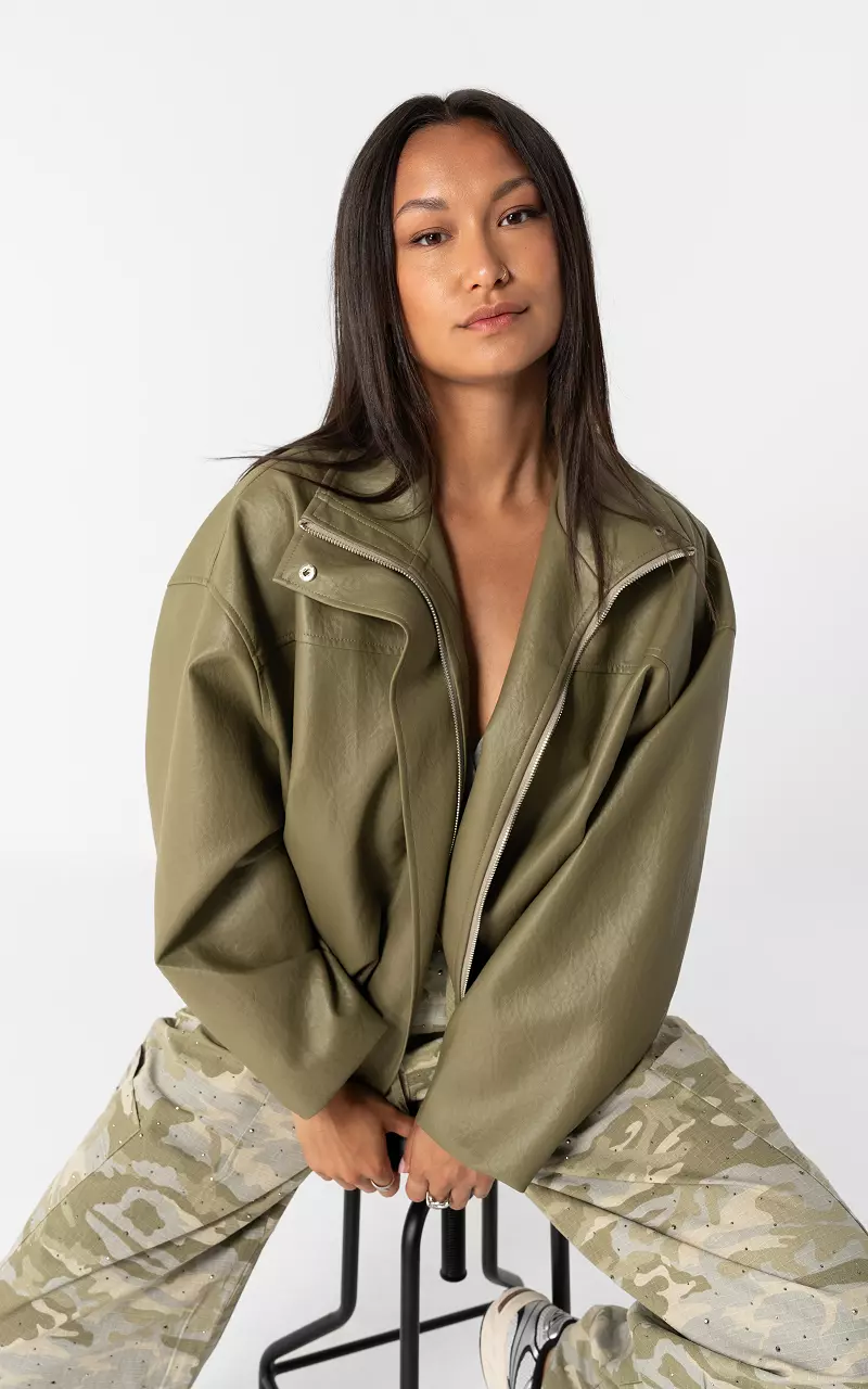 Oversized Jacket Kaki
