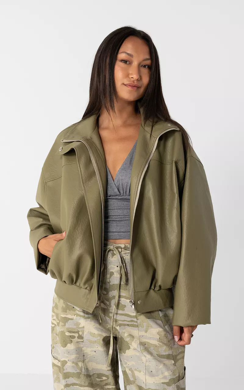 Oversized Jacket Kaki