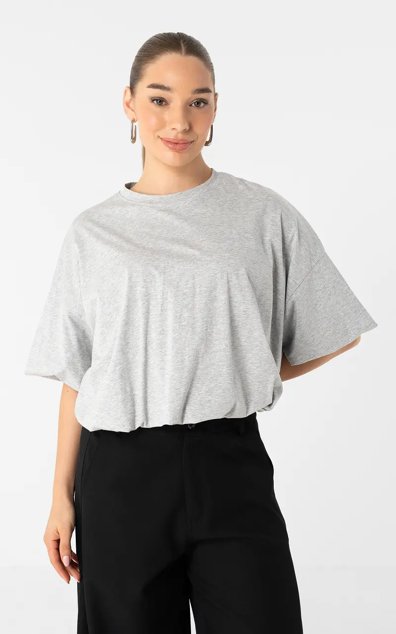 Balloon Shirt Grau