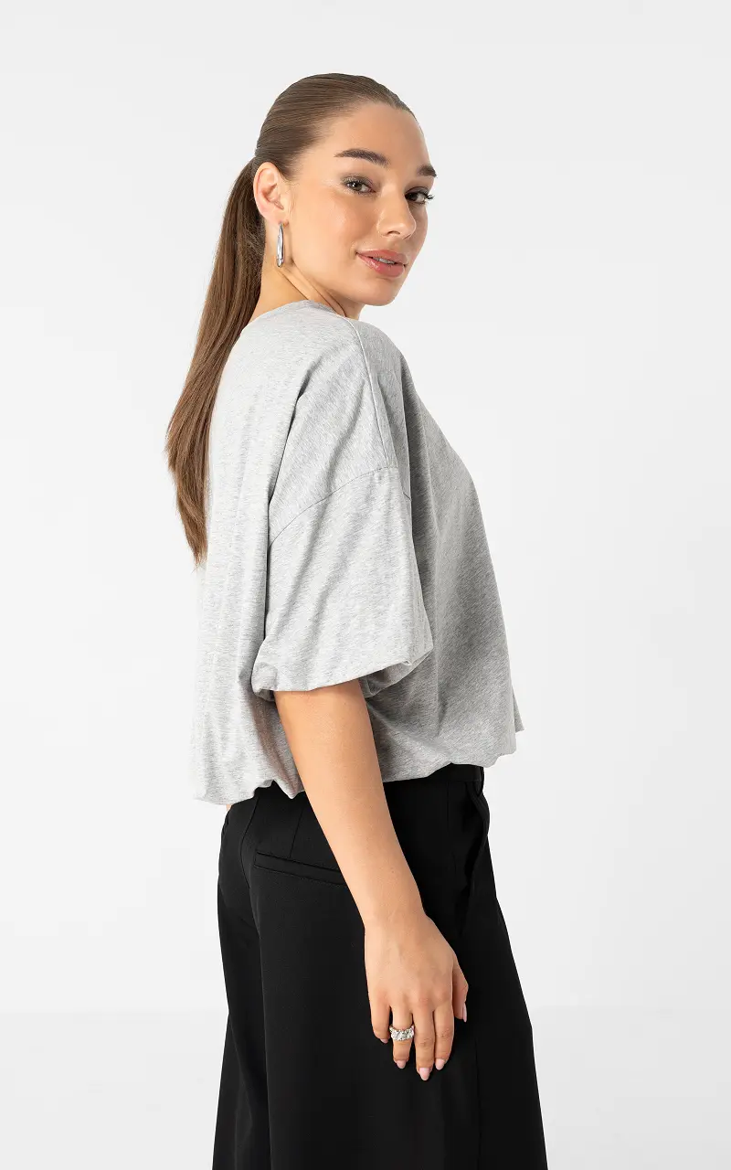 Balloon Shirt Grau