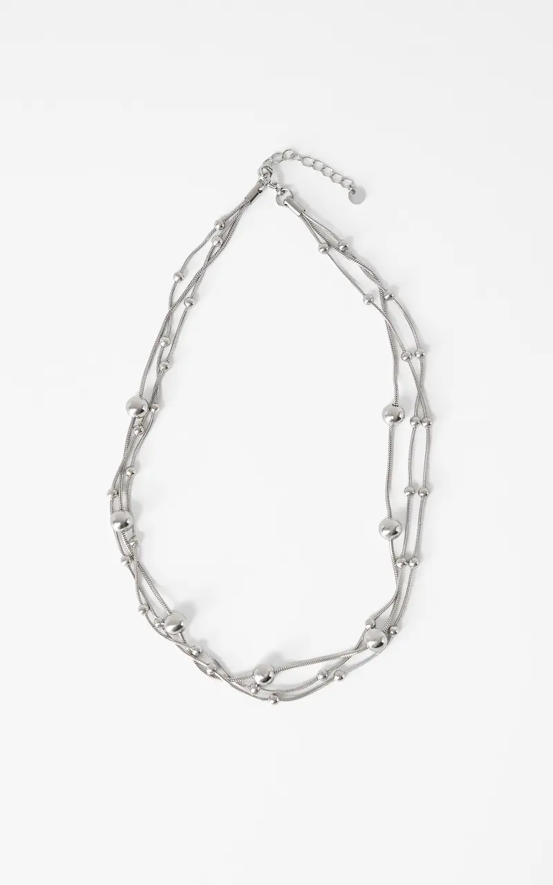 Ball chain necklace Silver