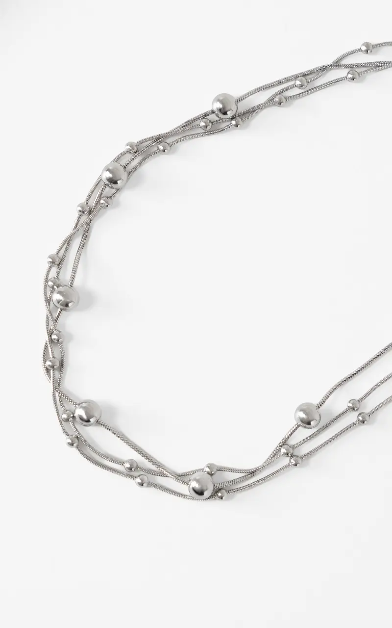 Ball chain necklace Silver