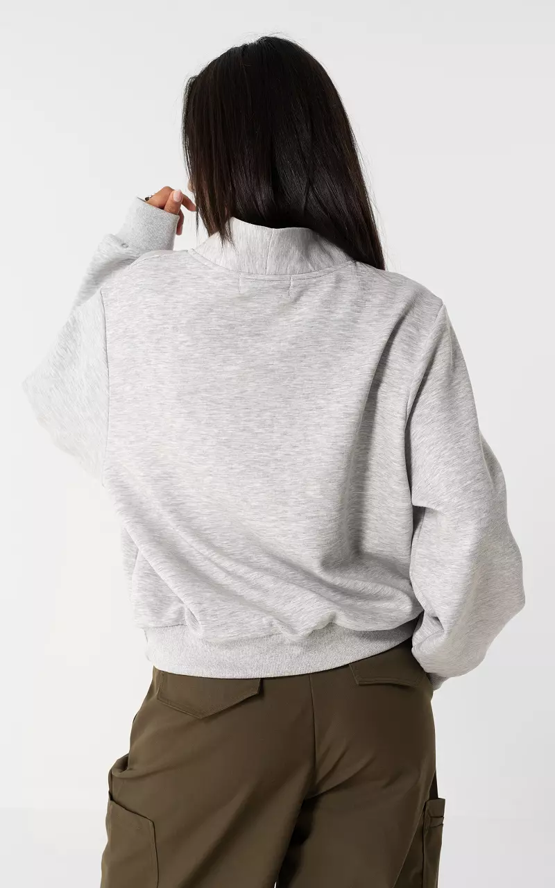 Cardigan mit Knöpfen Hellgrau