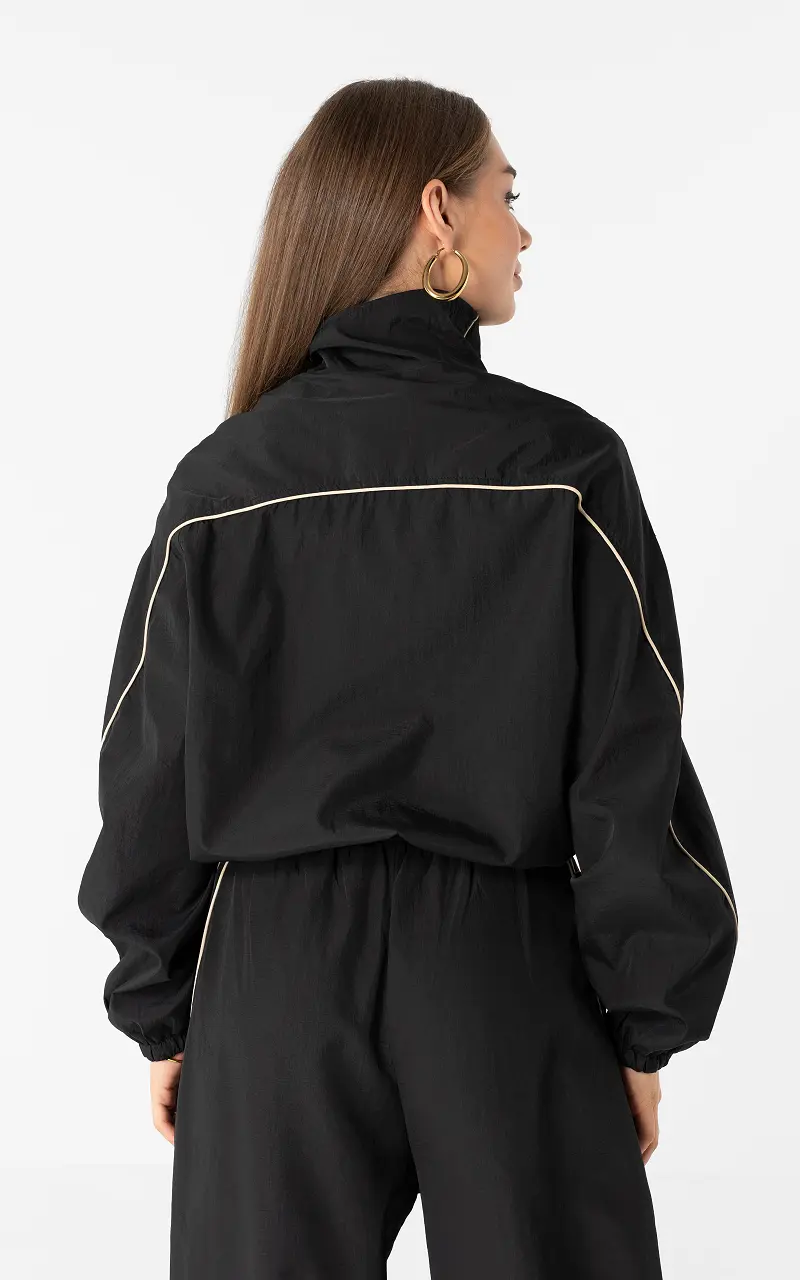 Tracksuit jacket Black Cream