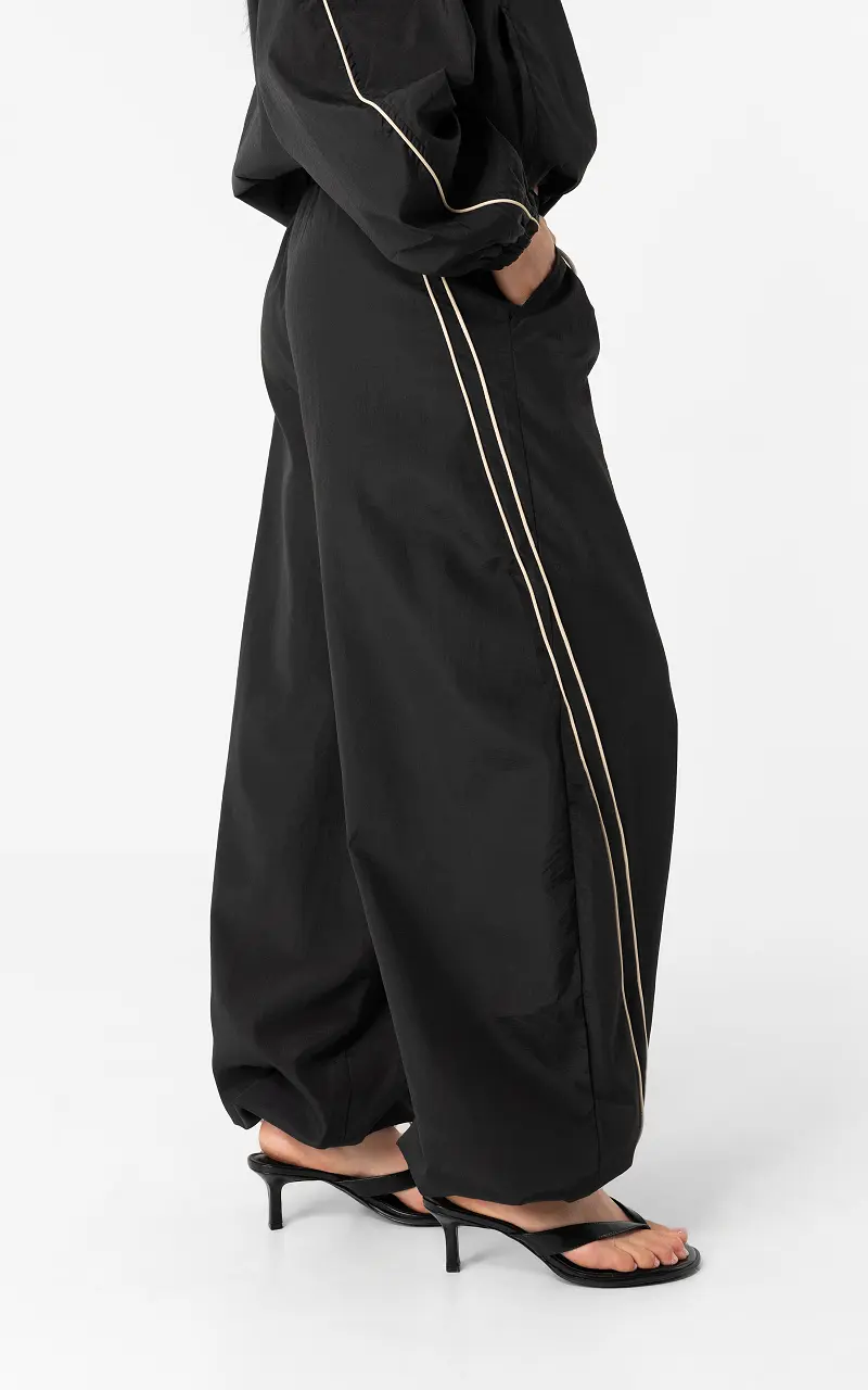 Tracksuit broek Zwart Creme