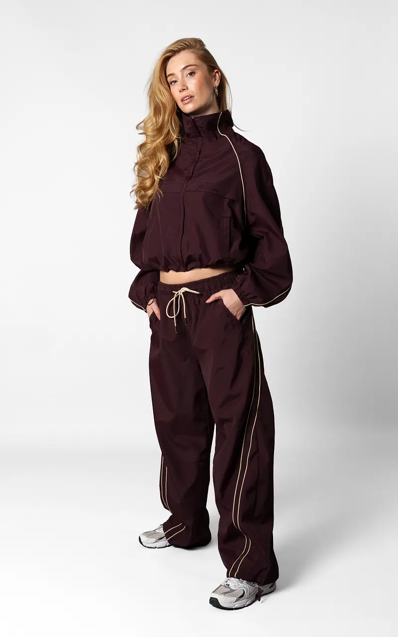 Pantalon #109671 Aubergine Crème