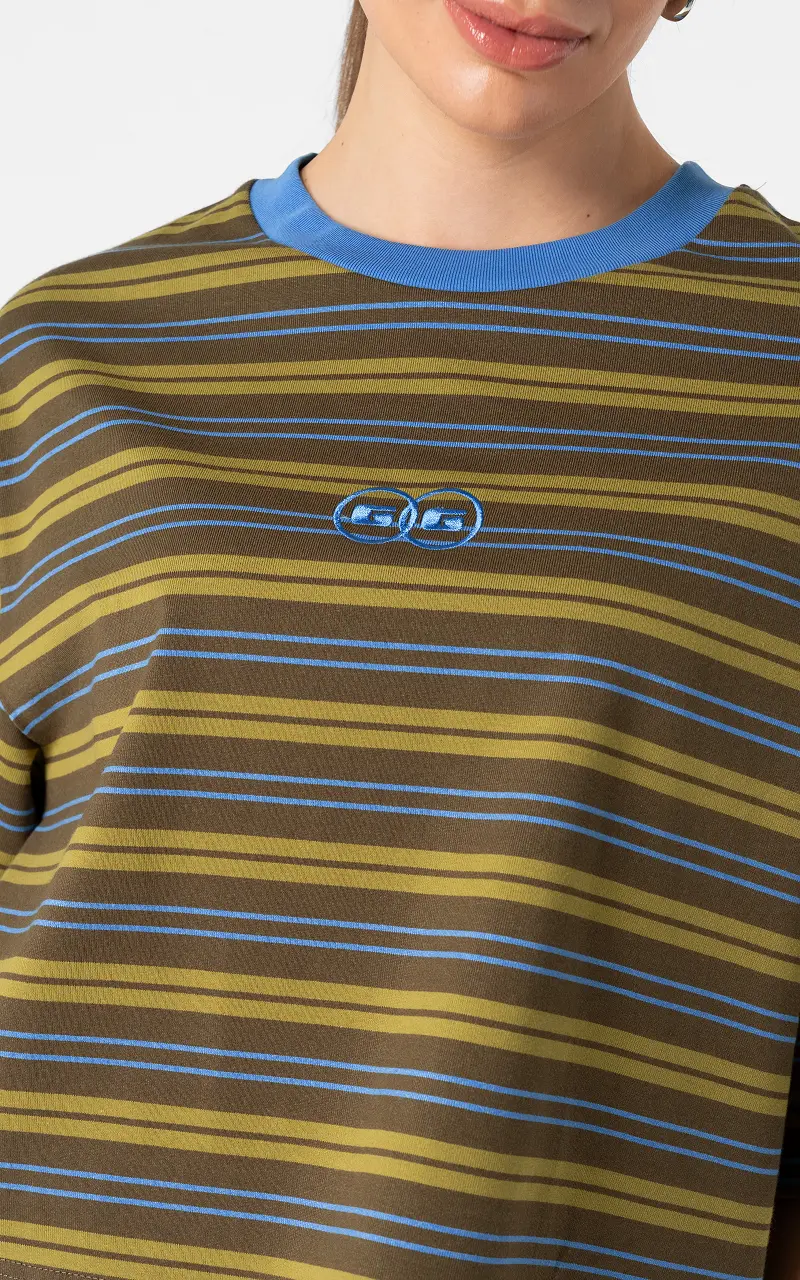 Striped shirt Blue Green