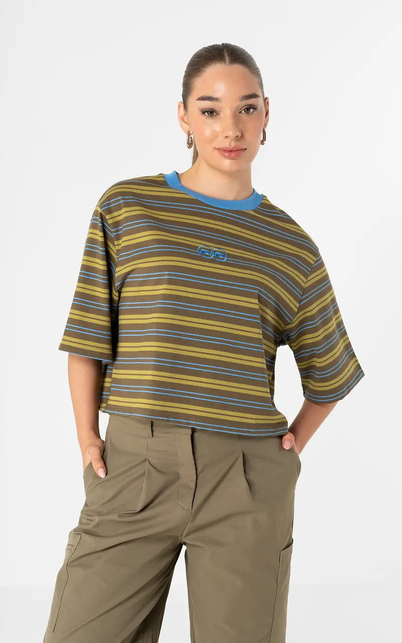 Striped shirt Blue Green