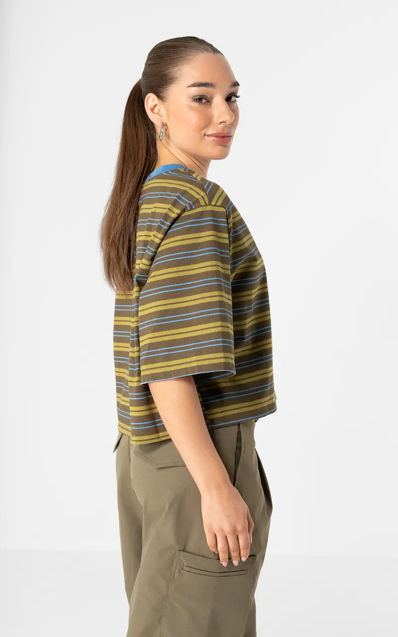 Striped shirt Blue Green